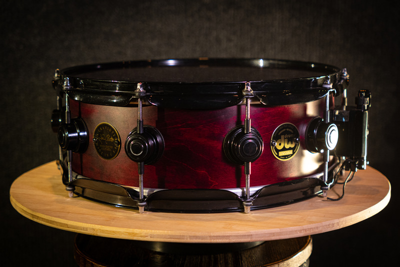DW Craviotto Burgundy Black