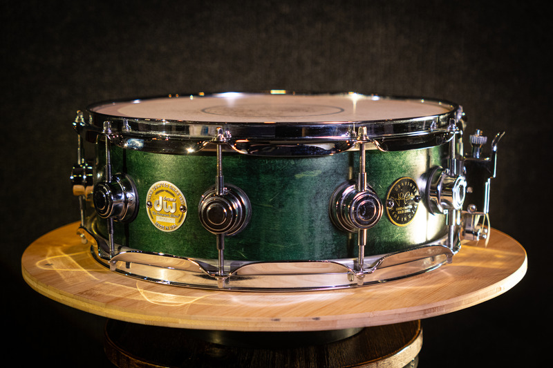 DW Craviotto Green Chrome