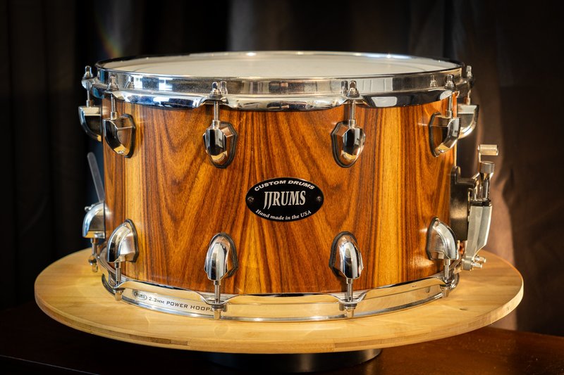 JJRUMS Custom Drums Santos Rosewood Snare
